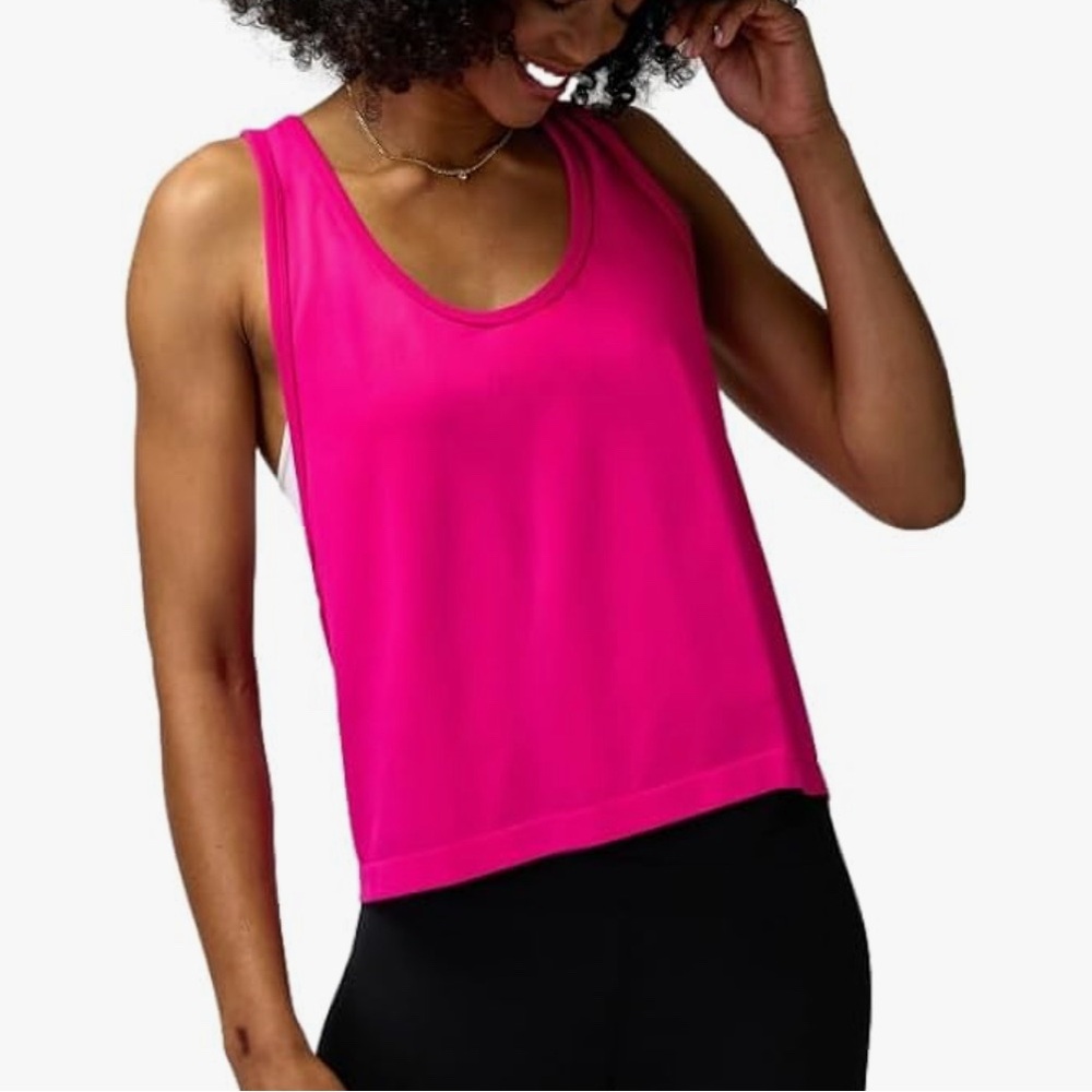 Spiritual Gangster Alex seamless racer back magenta pink xs/s NWT